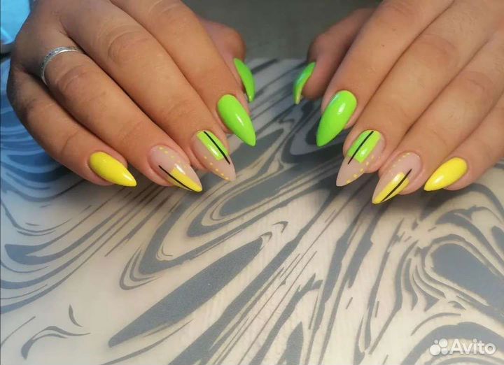 Наращивание ногтей, шеллак, маникюр