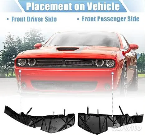 Крепления переднего бампера Dodge Challenger