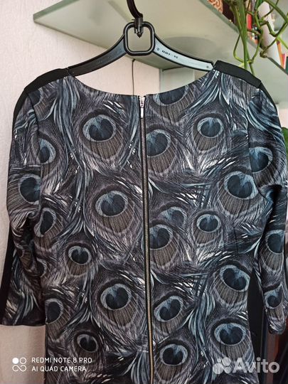 Вечернее платье 46 размера синее