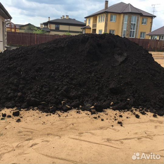 Чернозем(рязанский) доставка в мешках,валом до25м3