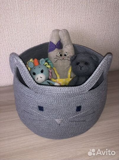 Корзина для игрушек ‘Котик’