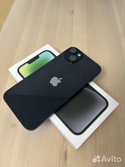 iPhone 14 plus 128 black nano+esim