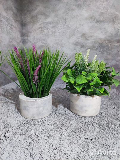 Искусственная трава/ декоративные цветы