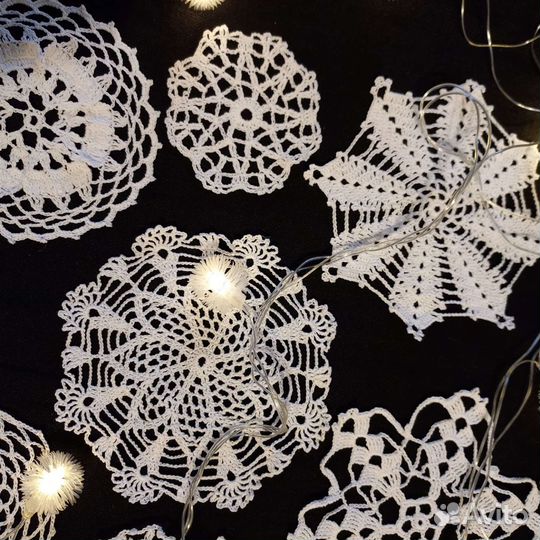 Салфетки снежинки