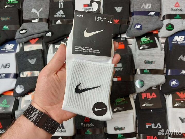 Носки Nike Adidas Puma Reebok