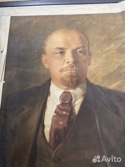 Лот плакатов (Ленин, Сталин, Молотов, Кравчук)