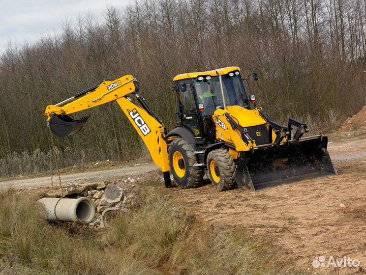 Услуги Экскаватор погрузчик JCB- 3CX Гидромолот
