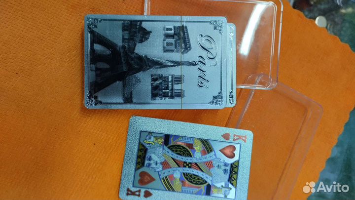 Карты игральные пластиковые