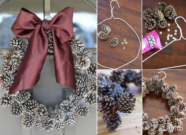 Шишки сосновые для творчества