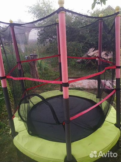 Детский батут с сеткой бу