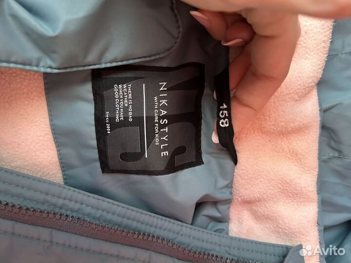 Пуховик зимний для девочки 158