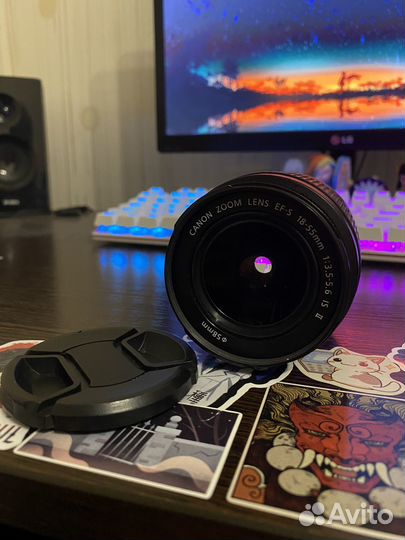 Объектив canon 50mm 18-55mm