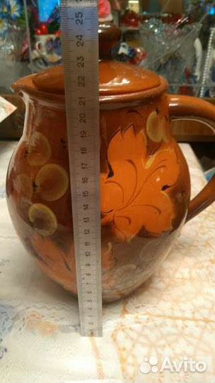 Кувшин керамический с крышечкой