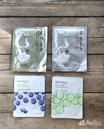 Тканевая маска для лица косметика уходовая