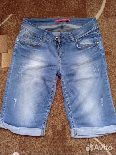 Джинсовые шорты для девочки на 10-15 лет