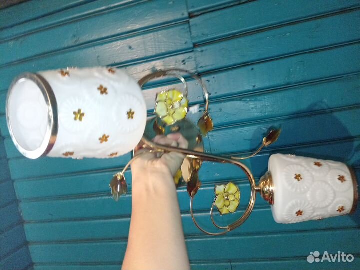 Люстра потолочная бу