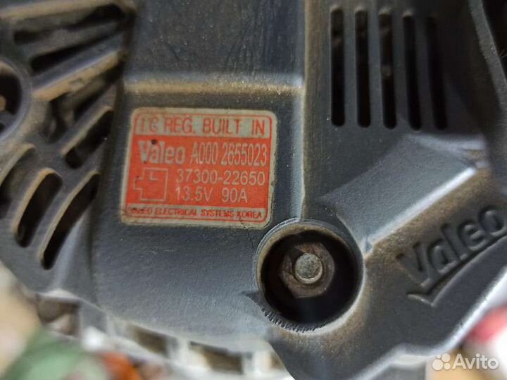 Генератор на hyundai accent, kia cerato