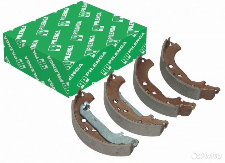 Колодки тормозные барабанные задние ford focus 2(1