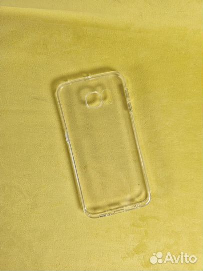 Чехол силиконовый-прозрачный (Samsung S6 Edge)