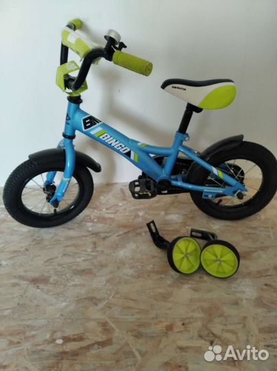 Велосипед детский от 2х лет с приставными колёсами