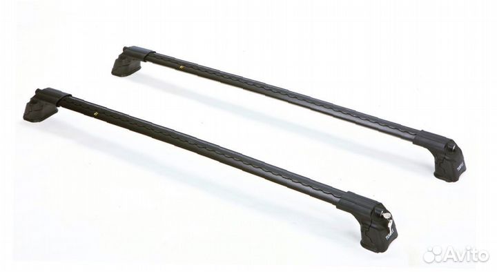 Поперечины Turtle Air 3 106 см черного цвета