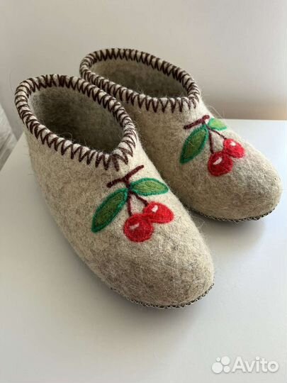 Домашние тапочки, валенки, чуни овечья шерсть