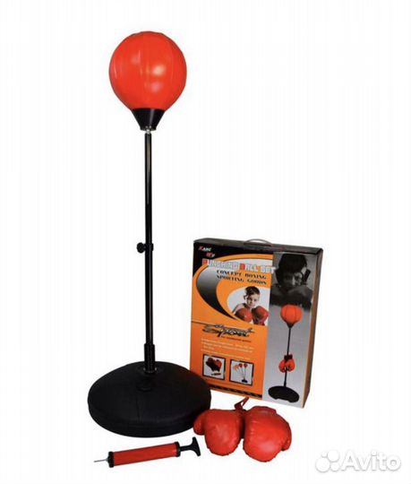 Боксёрская груша детская напольная стоячая 2 кг