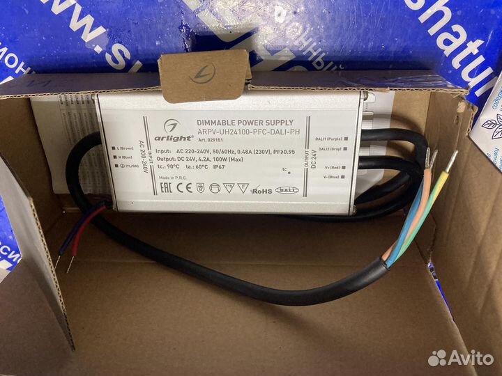 Блок питания arpv-UH24100-PFC-dali-PH (24V, 4.2A