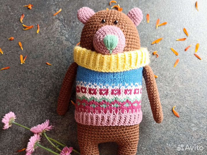 Вязаные игрушки ручной работы