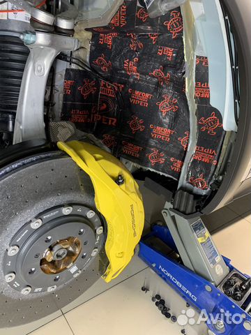 Шумоизоляция колесных арок авто