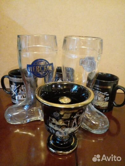 Чаша Пифагора(чаша жадности), пивные бокалы кружки