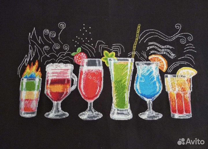 Готовая вышивка крестом 