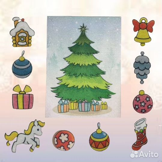 Игра обучающая для детей. Подарок на Новый год