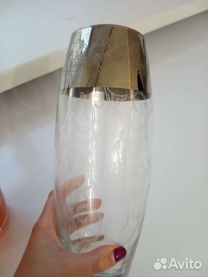 Вазы стеклянные