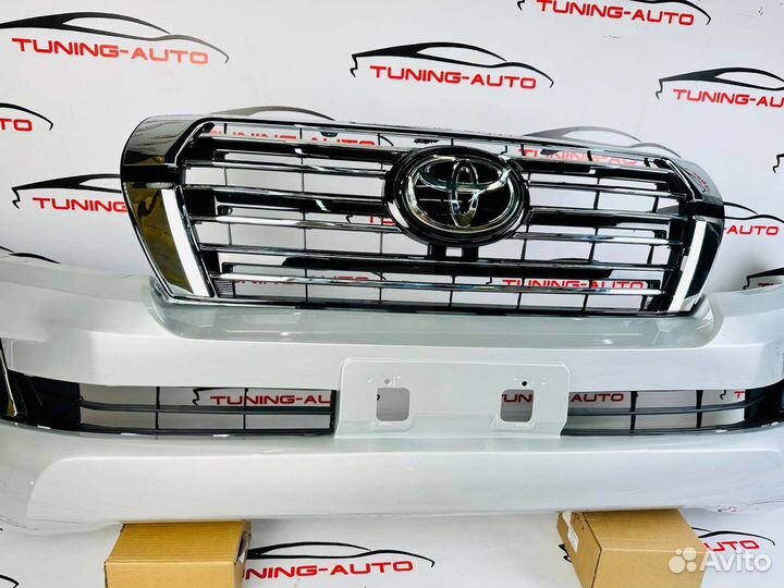 Бампер передний Toyota Land Cruiser 200 08-15 K446