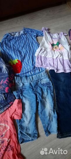 Вещи пакетом на девочку 98