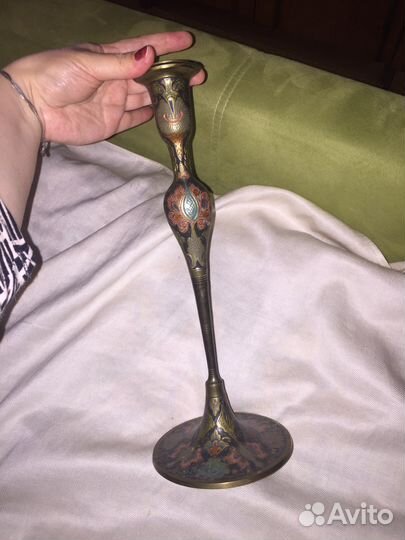 Старинный подсвечник из Индии