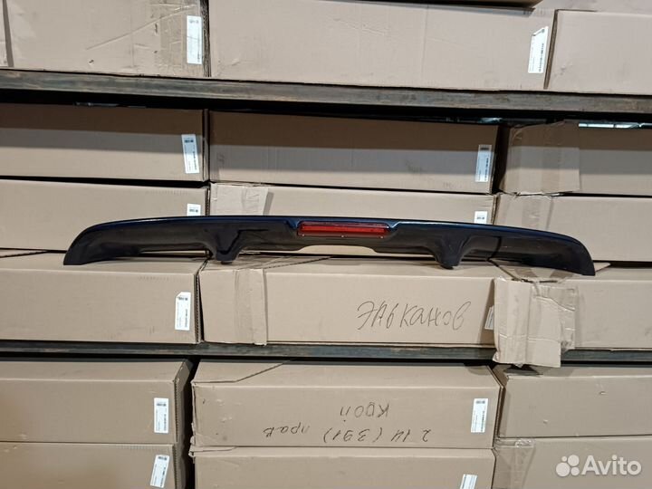 Спойлер ваз 2114 в сборе цвет синий (персей)