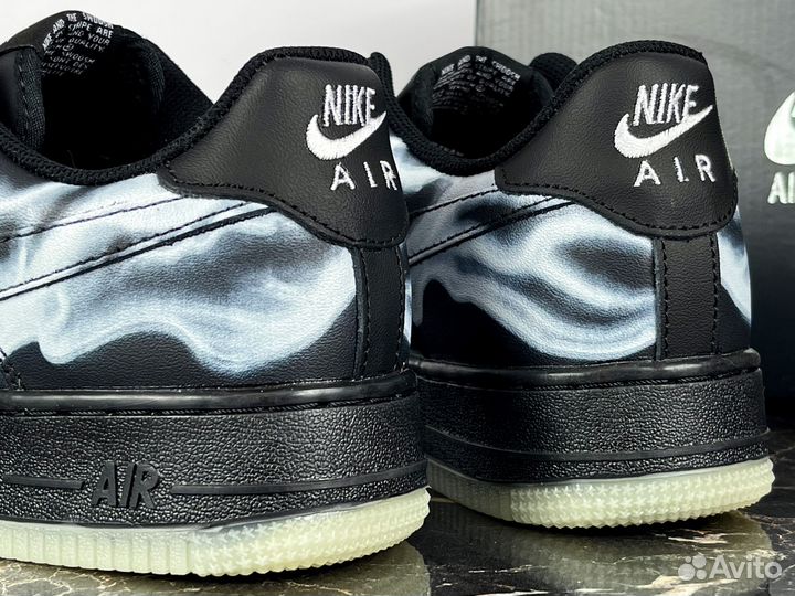 Nike Air Force 1 Low Black Skeleton