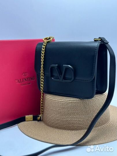 Новая женская сумка Valentino чёрная