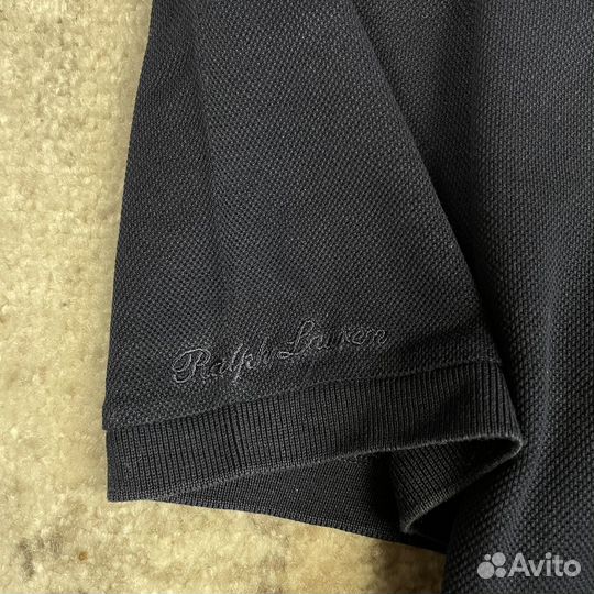 Поло Ralph Lauren Purple Label Bear Logo оригинал