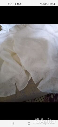 Ткань натуральный шелк СССР