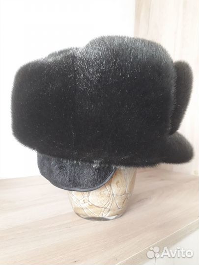 Шапка натуральный мех, новая