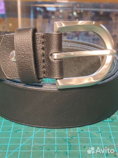 Мужской кожаный ремень ручной работы (кож.буйвола)