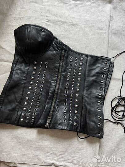 Корсет из натуральной кожи теленка Sisley