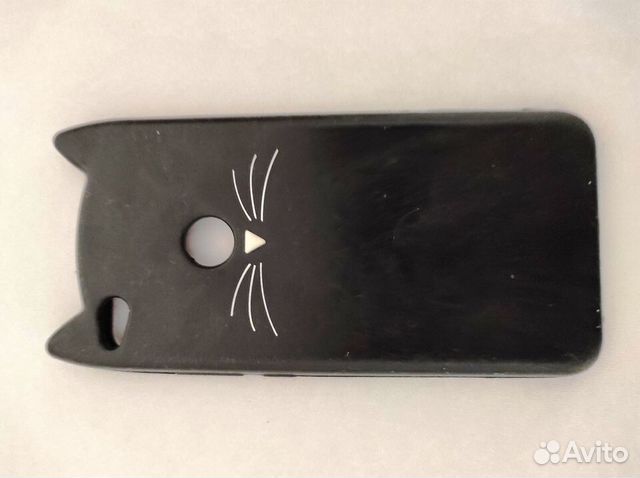 Чехол силиконовый черный на Honor 8а