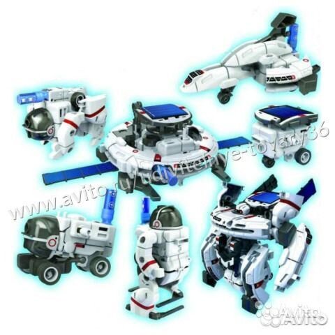 Робот на солнечной батарее 7 В 1