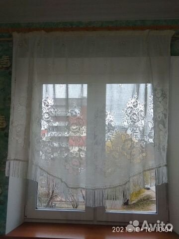 Штора-тюль на кухню