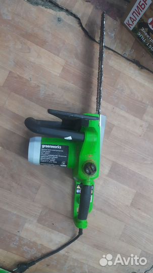 Электропила цепная greenworks