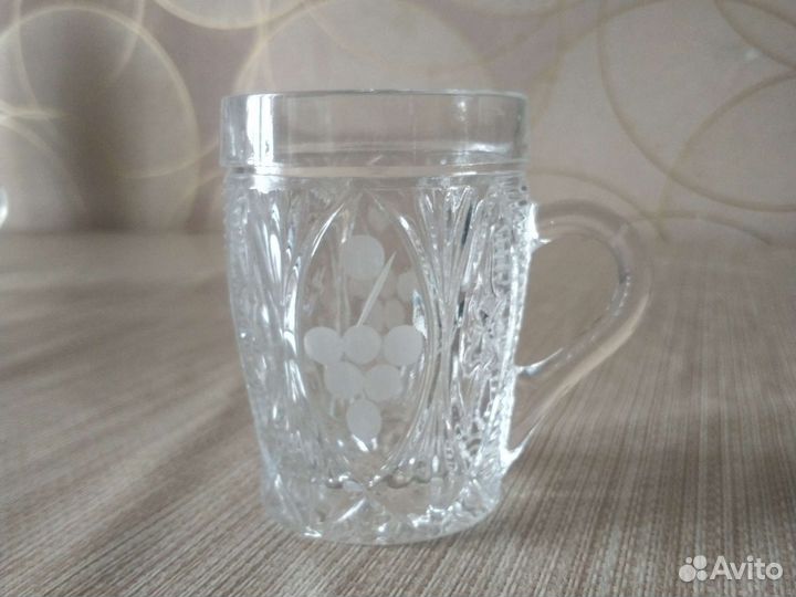 Кружки хрустальные эпохи СССР